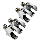 TCMT 2 Pairs 49mm Detachable Windshield Clamps Fits For Harley 2002-2010 VRSCA VRSCAW, 2004-2005 VRSCB, 2007 VRSCX, 2016-later XL1200X and 2006-later Dyna models (Black)