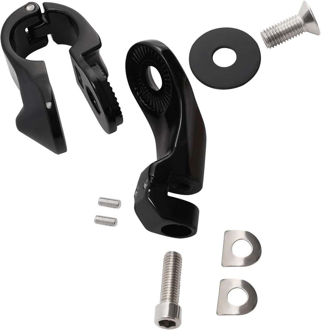 TCMT 32mm 1 1/4" Highway Engine Guard Bar Highway Footpegs Mount Kit Fits For Harley Touring Road King Street Glide Road Glide Electra Glide Softail Sportster Dyna with 1-1/4" Engine Guards