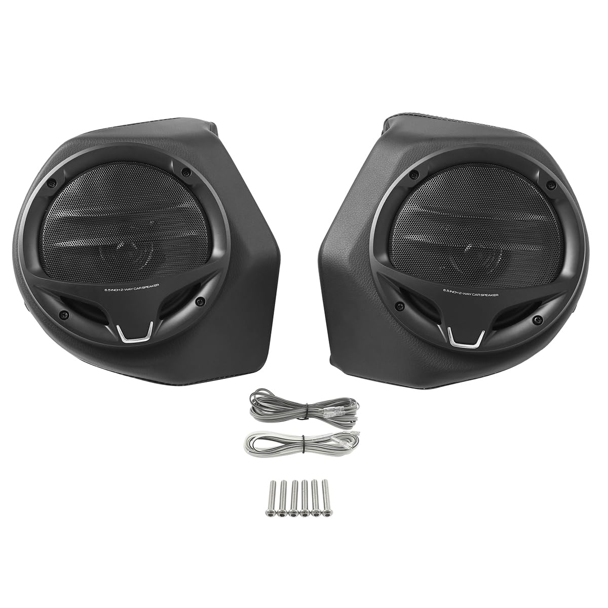 TCMT Backrest 6.5" Pack Trunk Rear Speaker Fits for Harley 2014-2023 Touring Electra Glide Street Glide Road Glide Ultra Limited Tri Glide Pack Trunk