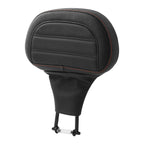 Adjustable Plug-in Driver Rider Backrest Backrest Pad Fit For Harley Touring Road King FLHR Street Glide FLHX Road Glide FLTR 2009-2025