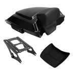 TCMT 5.5" Razor Motorcycle Trunk Box Backrest Pad Mounting Rack Fit For Harley 2014-2025 Touring Road King Street Road Electra Glide Pack