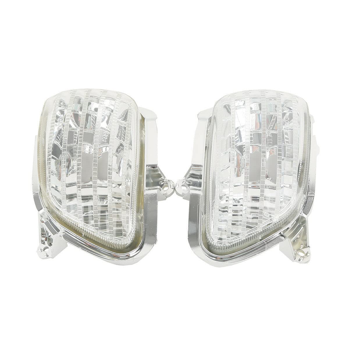 TCMT ABS Smoked Front Turn Signal Lights Blinker Fits For Honda Gold Wing GL1800 2001-2017 F6B 2013-2017