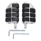 TCMT 10mm High Way Foot Pegs Rests Mount Fits For Harley Davidson Touring Sportster Dyna