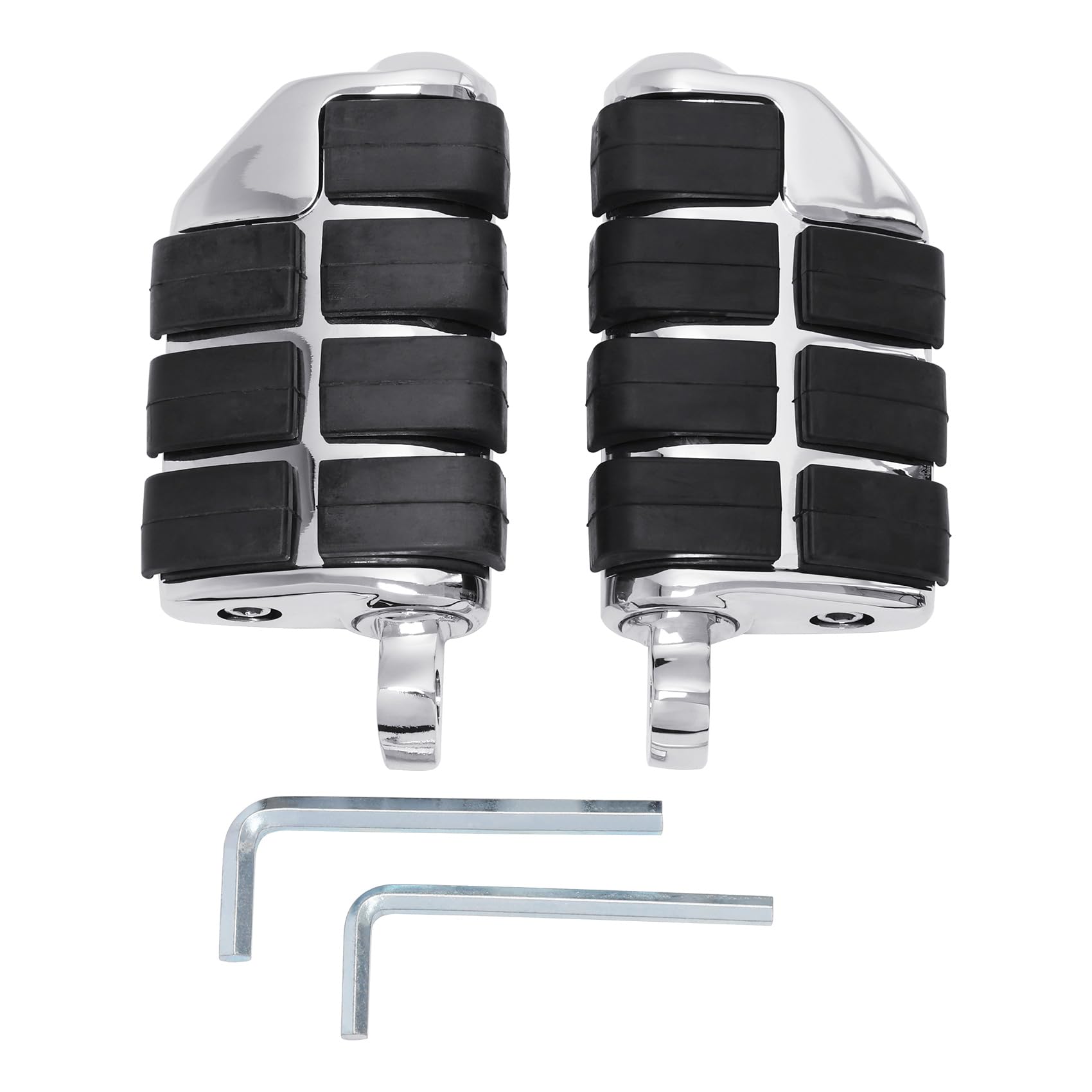 TCMT 10mm High Way Foot Pegs Rests Mount Fits For Harley Davidson Touring Sportster Dyna
