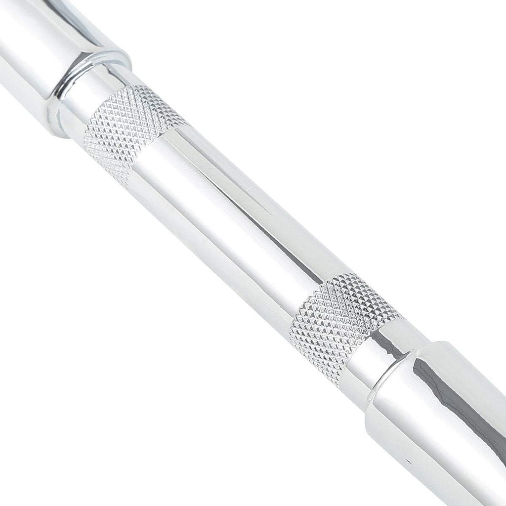 TCMT 12" Rise Ape Hanger Bar, 1-1/4" Fat Handlebar, Fits Harley FLST FXST Sportster XL, Chrome Steel, 34.5" Wide