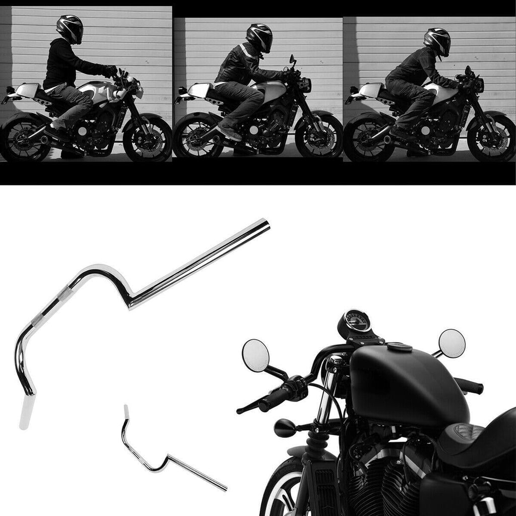 TCMT 7/8" Bars Cafe Racer Ace Handle Bar Fits For Harley Sportster 10 later XL 1200 Model XL 883