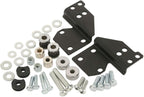 TCMT 5.5" Razor Motorcycle Trunk Backrest Pad Mount Rack Front Docking Hardware Fit for Harley Touring 1997-2008 Touring Road King Electra Glide Road Glide Pack