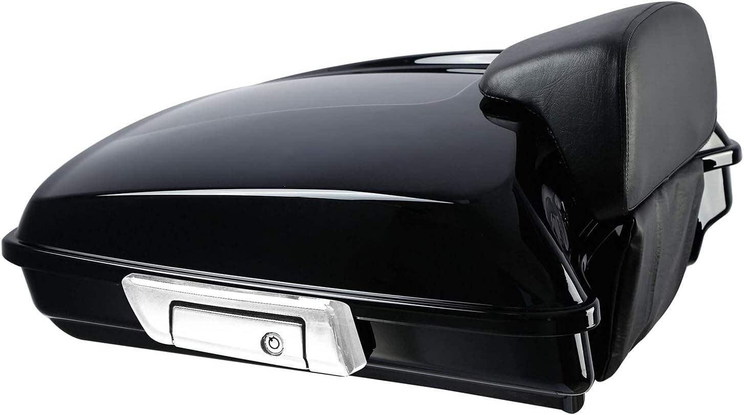TCMT 5.5" Razor Motorcycle Trunk Box Backrest Psd Fits For Harley Touring 2014-2025 CVO Road King Road Glide Street Glide Electra Glide Ultra Limited Tri Glide Pack