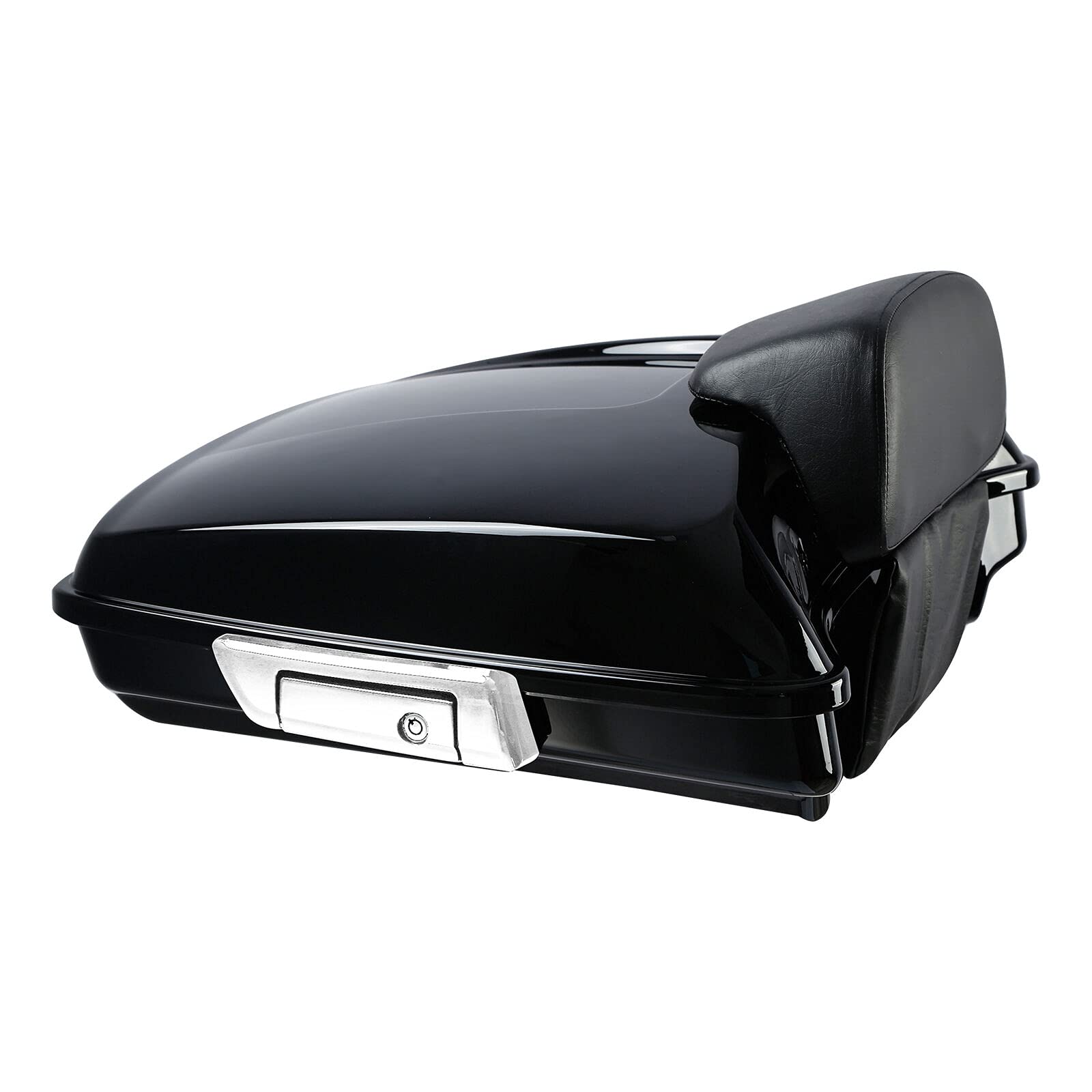 TCMT King Motorcycle Trunk Box Wrap-around Backrest Two-Up Mounting Rack Luggage Rack Fit For Harley 2018-2025 Heritage Classic 2018-2020 Deluxe FLDE 2024 Hydra-Glide Revival FLI Pack
