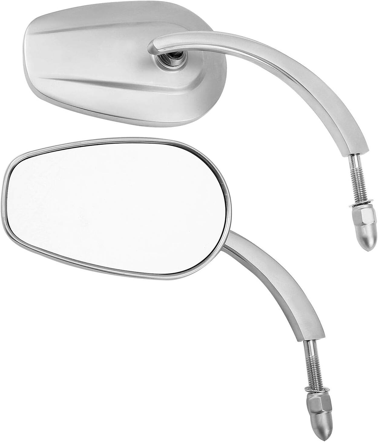 TCMT 8mm Threaded Rearview Side Mirrors Fit For Harley Dyna Switchback Street Bob Fat Bob Low Rider Wide Glide Softail Slim Fat Boy Sportster 1200 48 72 XG500 XG750 Touring Road King Road Street Glide