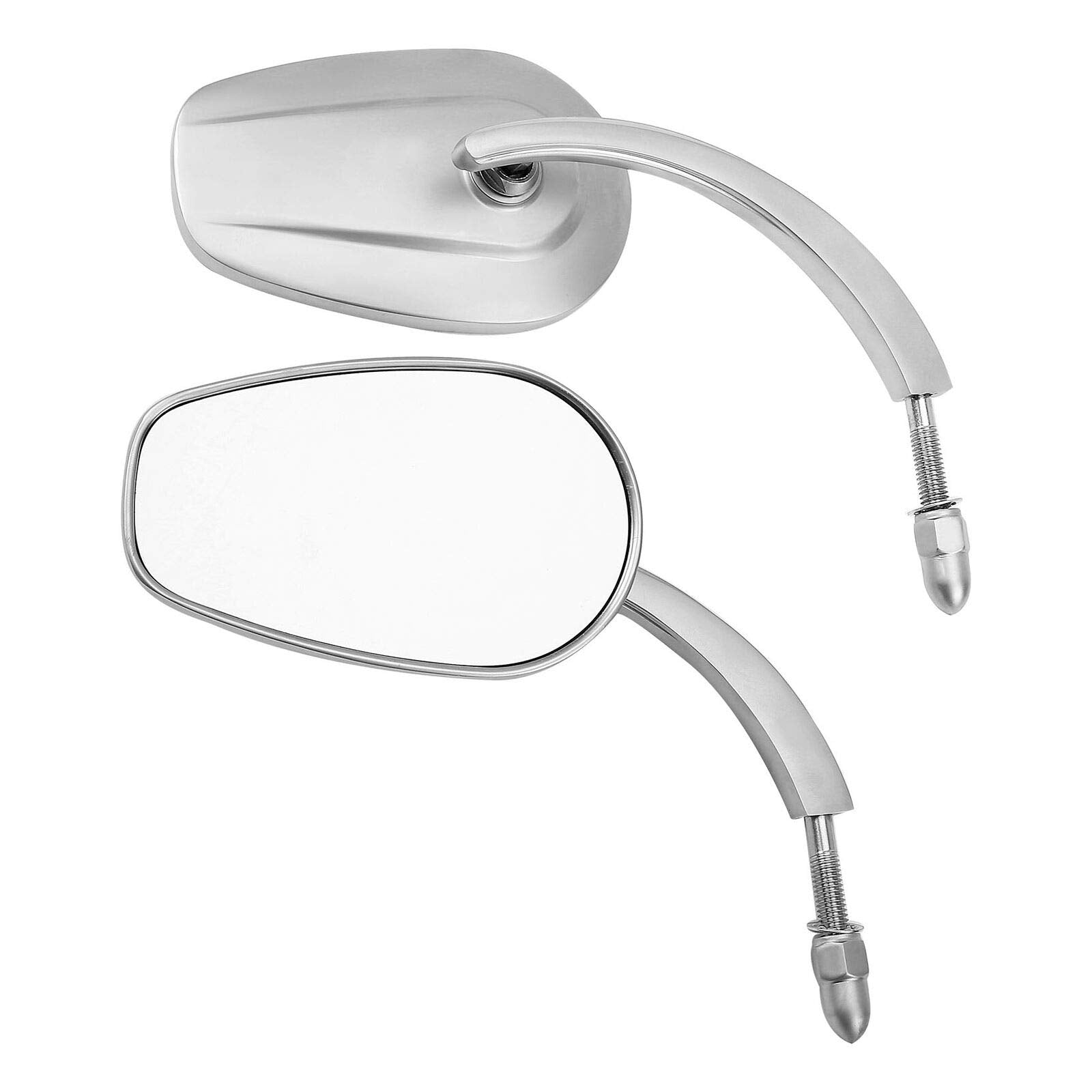 TCMT 8mm Threaded Rearview Side Mirrors Fit For Harley Dyna Switchback Street Bob Fat Bob Low Rider Wide Glide Softail Slim Fat Boy Sportster 1200 48 72 XG500 XG750 Touring Road King Road Street Glide