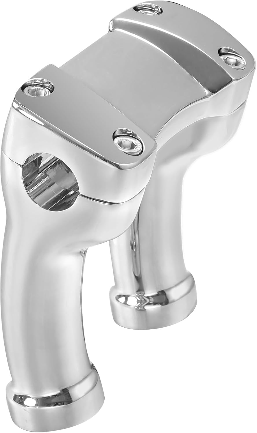 TCMT 4" Tall Handlebar Risers Fit For Harley Dyna Softail Sportster 1" Bars Fit For Yamaha Road Star Suzuki Boulevard Kawasaki Vulcan Honda Shadow 750 Aero Honda VTX 1800N