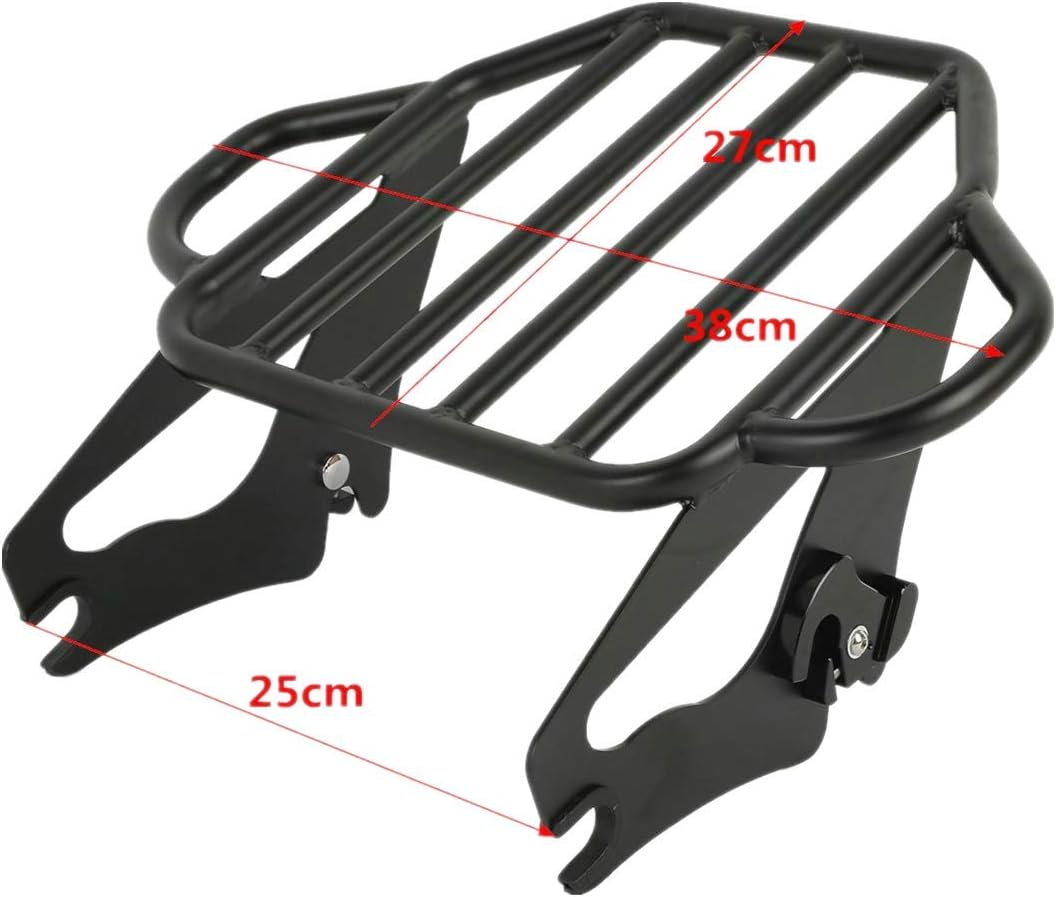 TCMT Backrest Sissy Bar Luggage Rack & Docking Kit Fit For Harley Touring Electra Glide Street Glide Road Glide Road King 2009-2013