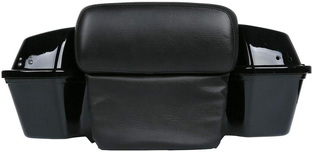 TCMT 5.5" Razor Motorcycle Trunk Backrest Pad Mount Rack Front Docking Hardware Fit For Harley Touring 1997-2008 Touring Road King Electra Glide Road Glide Pack