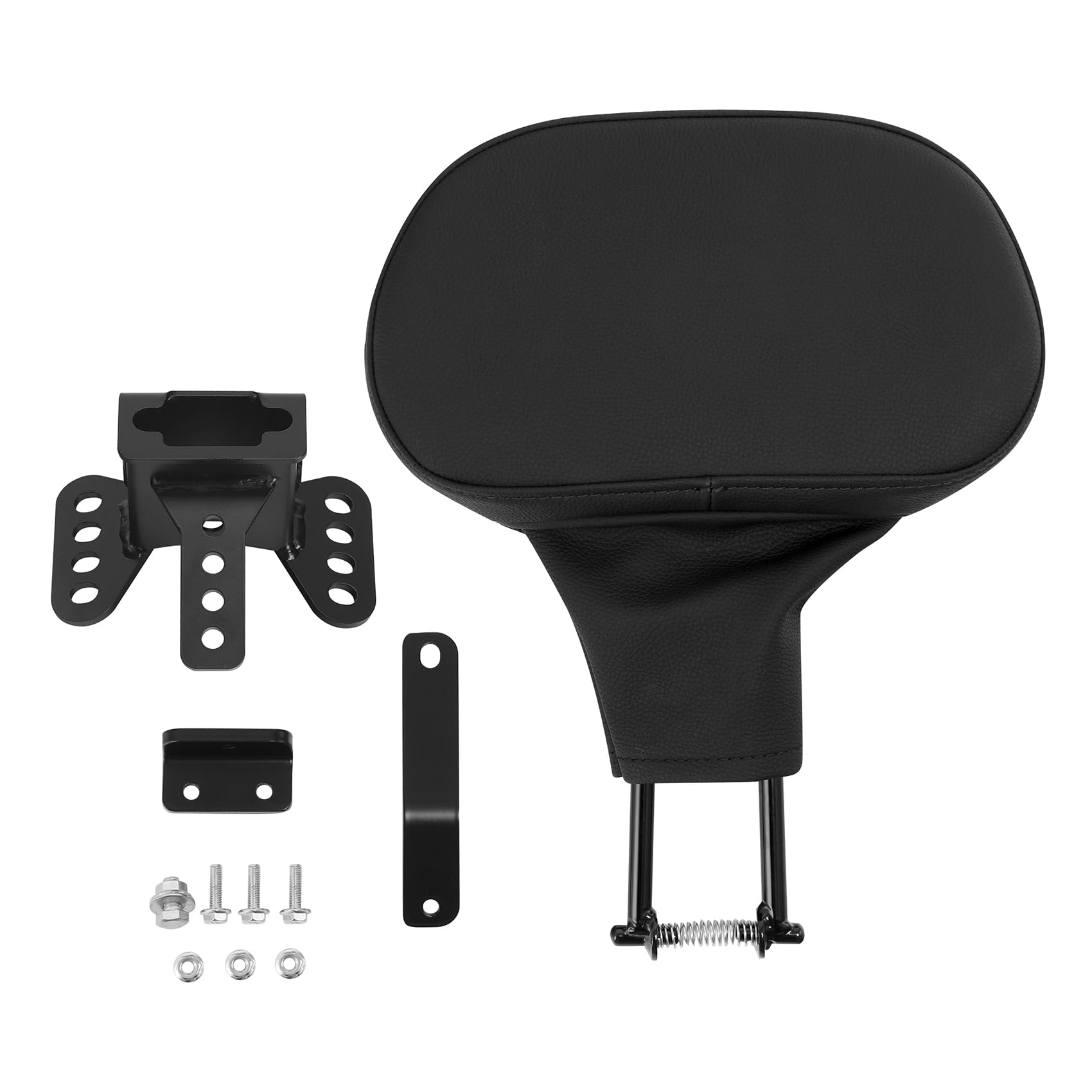Adjustable Plug-in Driver Rider Backrest Backrest Pad Fit For Harley Touring Road King FLHR Street Glide FLHX Road Glide FLTR 2009-2025