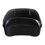 TCMT 13.7" King Motorcycle Trunk Box Black Latches Fits For Harley 2014-2025 Touring CVO Road King Road Glide Street Glide Electra Glide Pack