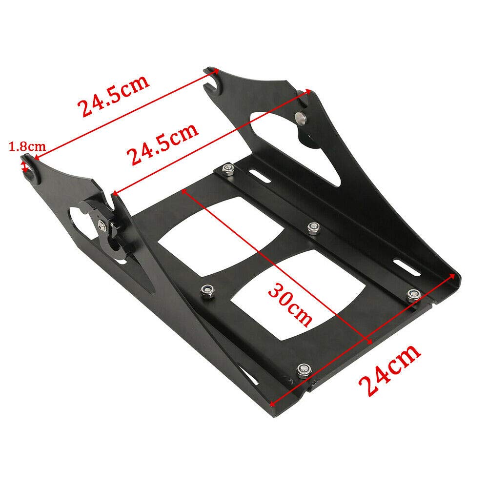 TCMT 5.5" Razor Motorcycle Trunk Box Backrest Psd Fits For Harley Touring 2014-2025 CVO Road King Road Glide Street Glide Electra Glide Ultra Limited Tri Glide Pack