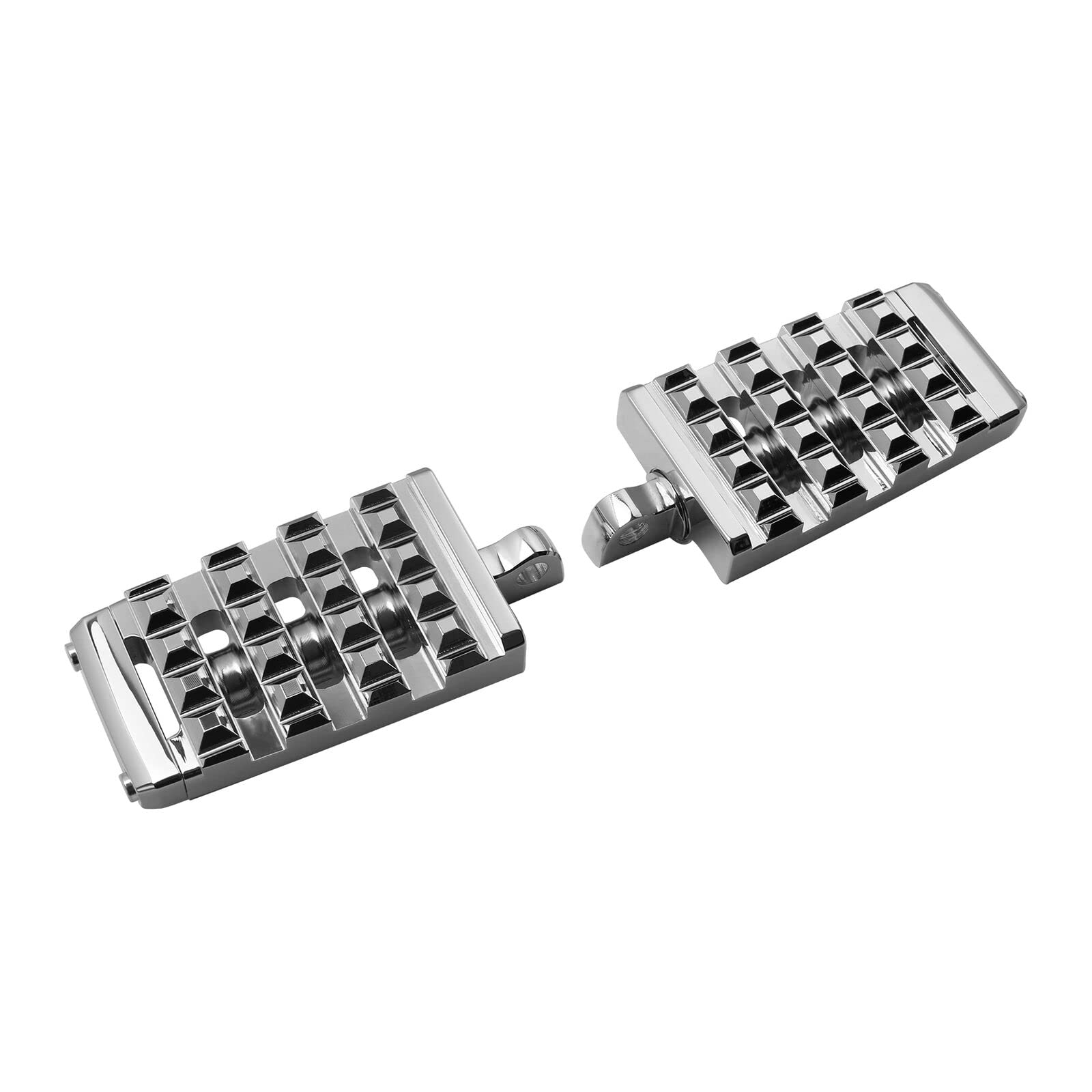 TCMT 10mm Highway Foot Pegs Footrest Chrome Fits For Harley Davidson Touring Softail Dyna