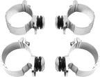 TCMT 49mm Windshield Windscreen Clamps Fit For Harley Softail Street Bob FXBB FXBBS 2018-2023 Softail Standard FXST 2022-2023 Low Rider FXDL 2014-2017 FXLR 2018-2020