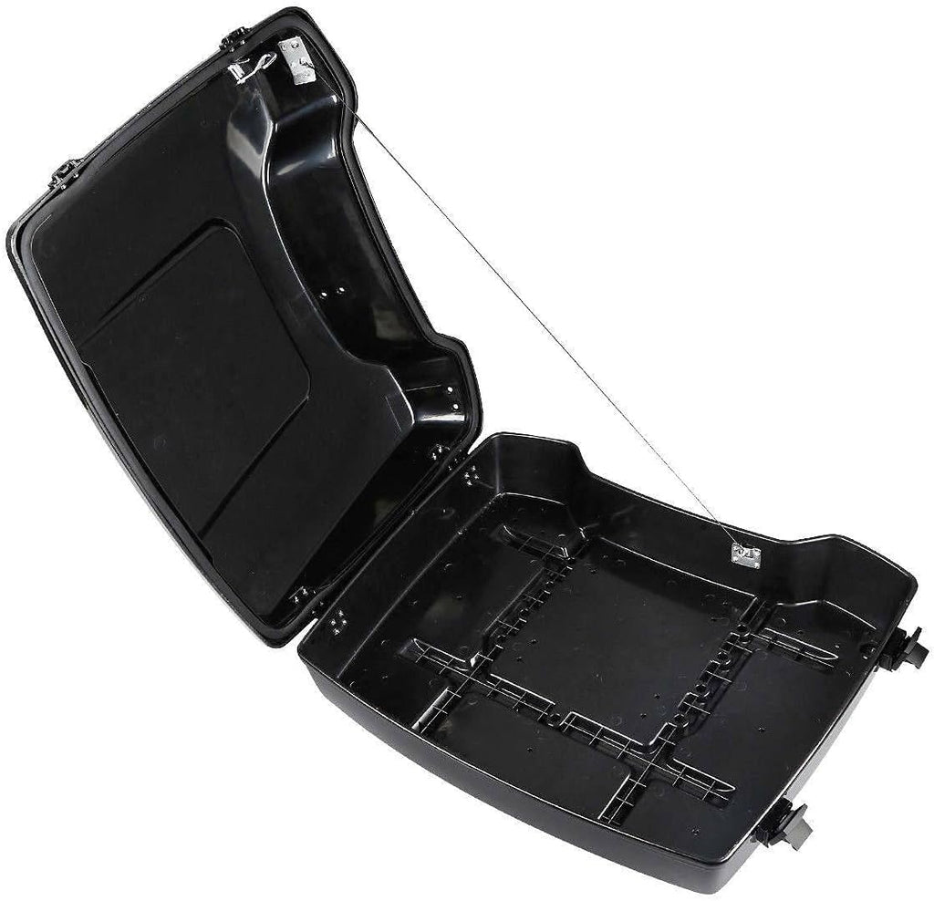 TCMT 5.5" Razor Motorcycle Trunk Backrest Pad Mount Rack Metal Base Plate Fit For Harley Touring 1997-2008 Touring Road King Electra Glide Road Glide Pack