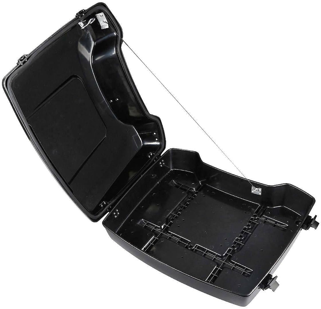 TCMT 5.5" Razor Motorcycle Trunk Backrest Pad Mount Rack Metal Base Plate Fit For Harley Touring 1997-2008 Touring Road King Electra Glide Road Glide Pack