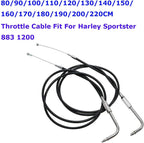 TCMT 150cm 59'' Throttle Cable Wire Fit For Harley Sportster 883 1200 XL883 XL 1200