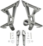 TCMT Aluminum Rear Passenger Foot Peg Bracket Fit For Kawasaki Ninja 300 2013-2017