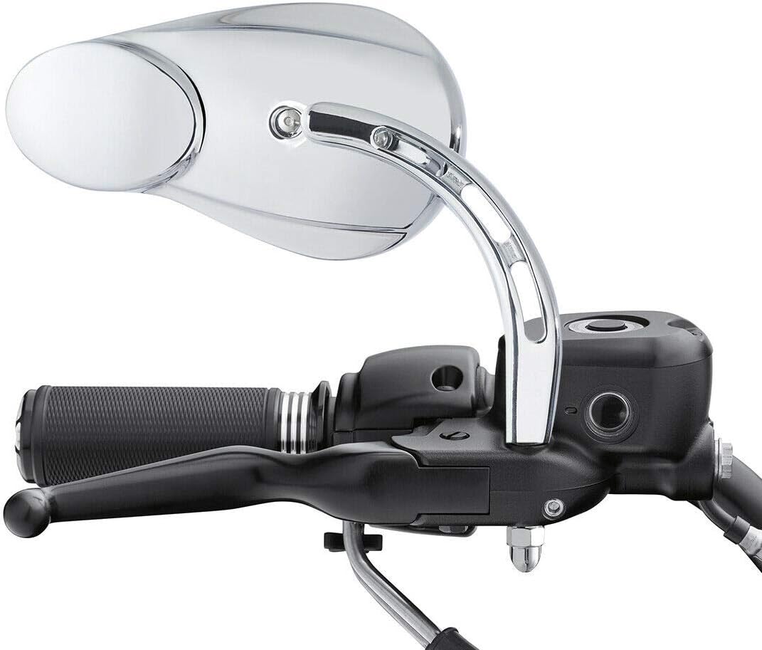 TCMT 8mm Double Rear View Side Mirrors Fits For Harley Road King CVO Road Street Tri Glide Sportster XL1200 XL883 XG500 XG750 Heritage Softail Dyna Low Rider Fat Boy