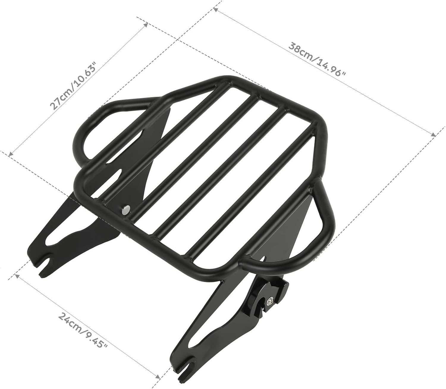 TCMT Detachable Adjustable Two Up Trunk Luggage Rack Mounting Fit for Harley Touring 2009-2025 CVO Street Glide Road King Road Glide Pack