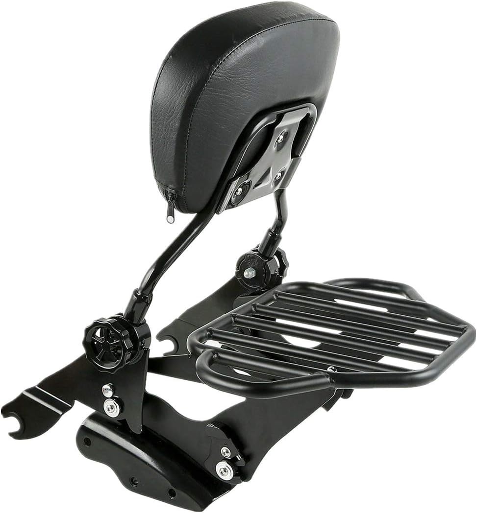 TCMT Backrest Sissy Bar Luggage Rack & Docking Kit Fit For Harley Touring Electra Glide Street Glide Road Glide Road King 2009-2013