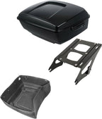 TCMT 13.7" King Motorcycle Trunk Two Up Mounting Rack Fit For Harley 2014-2025 Touring CVO Road King Road Glide Street Glide Electra Glide Pack