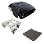 TCMT 5.5" Razor Motorcycle Trunk Box Backrest Two Up Mount Rack Base Plate Fit For Harley Touring 2014-2025 CVO Road King Road Glide Street Glide Electra Glide Pack