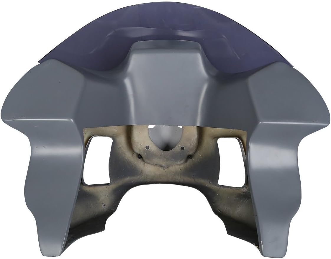 TCMT 7" Front Upper Fairing Mount Kit + Windshield Fits For Harley Dyna Low Rider 2006-2009,2016-2017 Street Bob Wide Glide 2006-2017 Super Glide Custom 2006-2014 Super Glide FXD/I 2006-2010