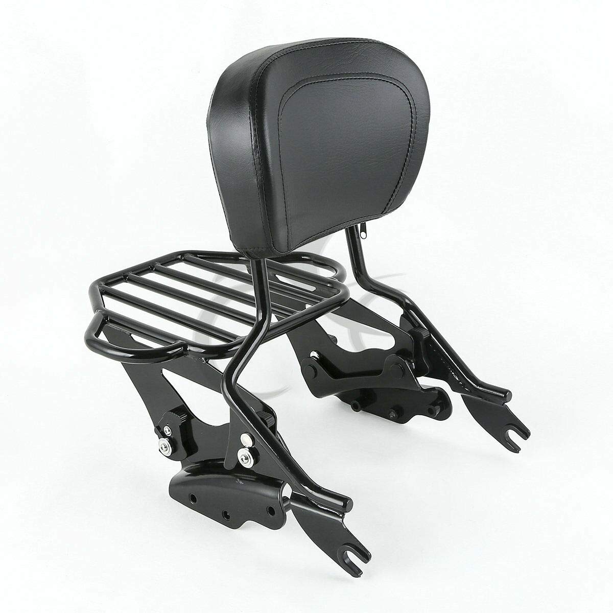 TCMT Backrest Sissy Bar Luggage Rack & Docking Kit Fit For Harley Touring Electra Glide Street Glide Road Glide Road King 2009-2013