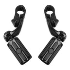 TCMT 1.25" Highway Foot Pegs Footpeg Footrest Fits For Harley Touring Road King Street Glide Road Glide Electra Glide Softail Sportster Dyna with 1.25" Engine Guards