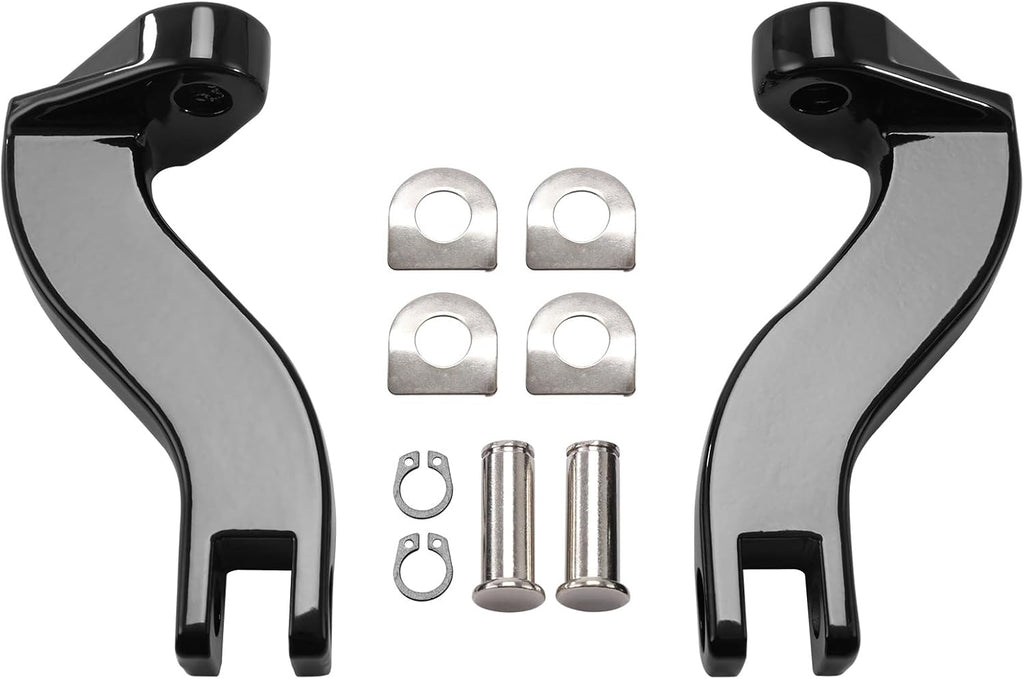 TCMT 10mm Rear Foot Peg Mount Kits Fits For Harley Electra Street Glide Road King 1993-2025