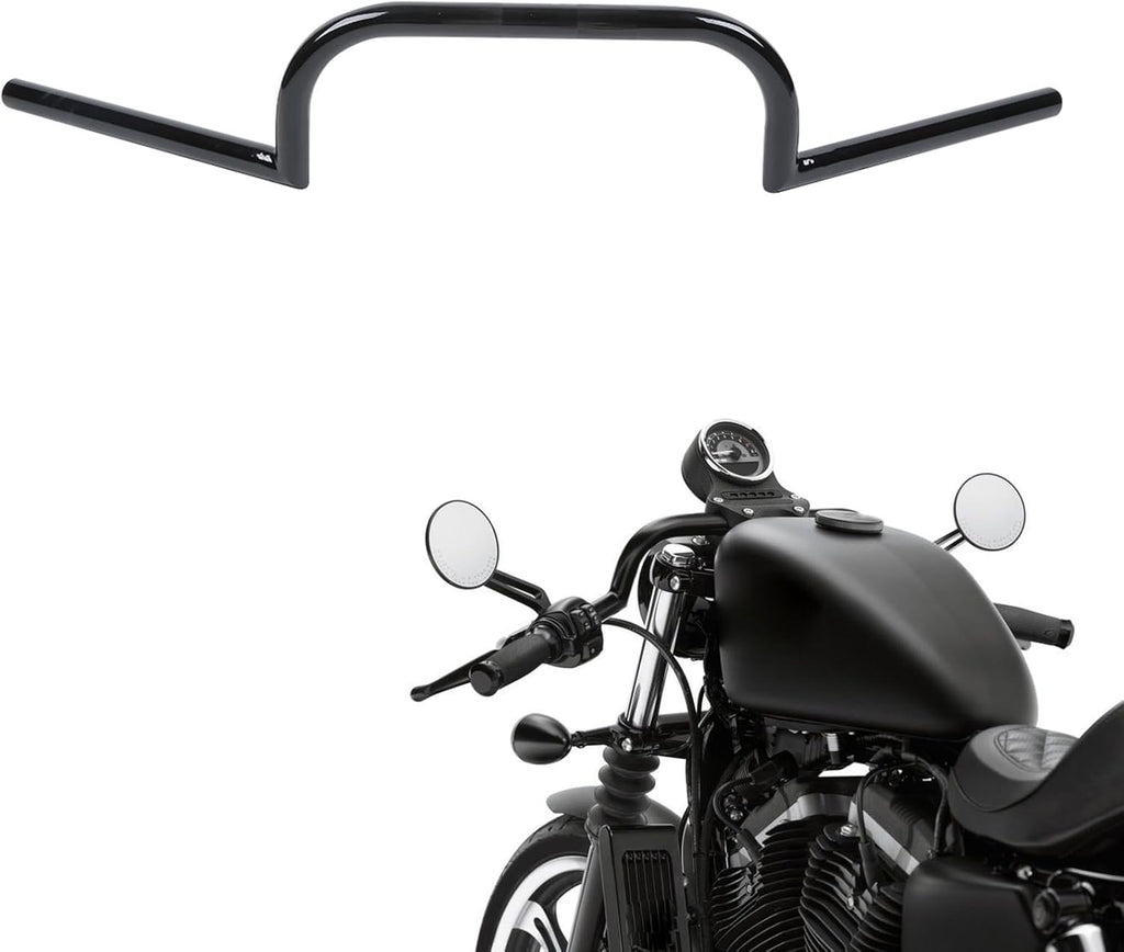 TCMT 7/8" Bars Cafe Racer Ace Handle Bar Fits For Triumph Bonneville Bobber Ducati Scrambler Cafe Racer Royal Enfield Continental GT 650