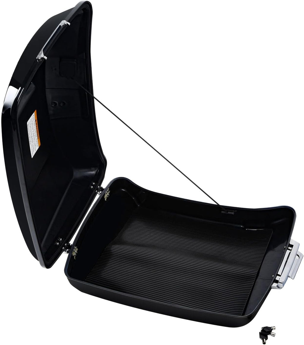 TCMT 5.5" Razor Motorcycle Trunk Box Backrest Psd Fits For Harley Touring 2014-2025 CVO Road King Road Glide Street Glide Electra Glide Ultra Limited Tri Glide Pack