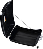 TCMT 5.5" Razor Motorcycle Trunk Box Backrest Psd Fits For Harley Touring 2014-2025 CVO Road King Road Glide Street Glide Electra Glide Ultra Limited Tri Glide Pack