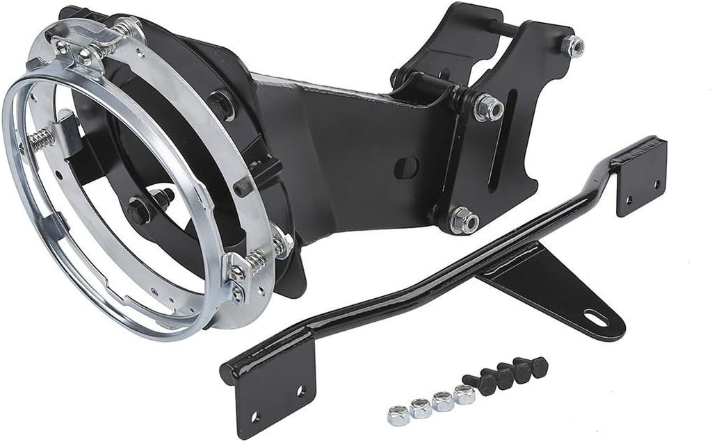 TCMT 7" Front Upper Fairing Mount Kit + Windshield Fits For Harley Dyna Low Rider 2006-2009,2016-2017 Street Bob Wide Glide 2006-2017 Super Glide Custom 2006-2014 Super Glide FXD/I 2006-2010
