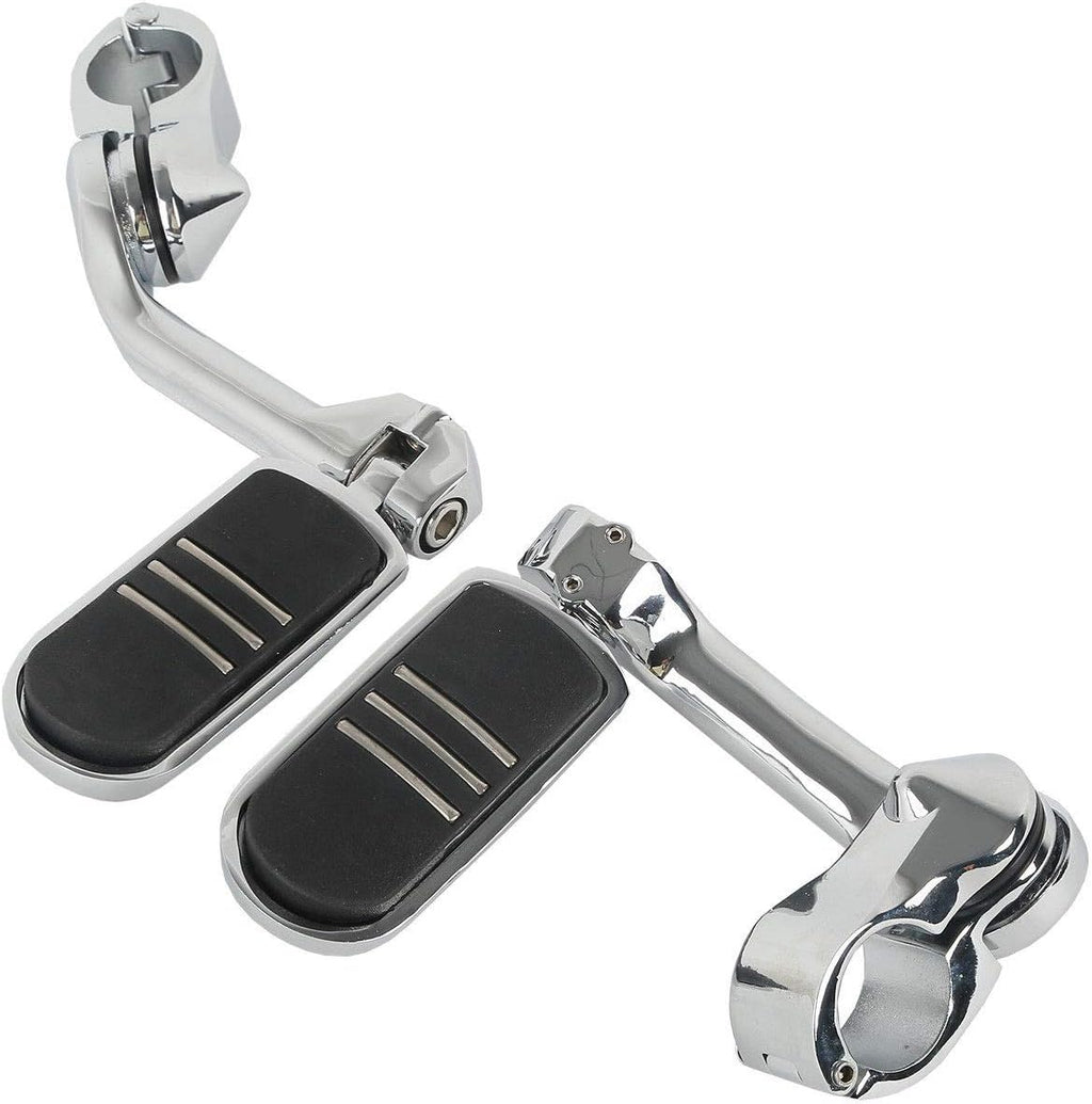 TCMT 32mm 1 1/4" Highway Engine Guard Bar Highway Footpegs Mount Kit Fits For Harley Touring Road King Street Glide Road Glide Electra Glide Softail Sportster Dyna with 1.25" Engine Guards