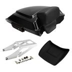 TCMT 5.5" Razor Motorcycle Trunk Box Backrest Pad Mounting Rack Fit For Harley 2014-2025 Touring Road King Street Road Electra Glide Pack