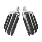 TCMT 10mm Highway Foot Pegs Footrest Chrome Fits For Harley Davidson Touring Softail Dyna