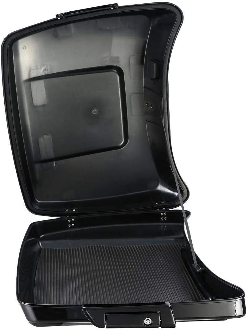 TCMT 5.5" Razor Motorcycle Trunk Box Backrest Two Up Mount Rack Base Plate Fit For Harley Touring 2014-2025 CVO Road King Road Glide Street Glide Electra Glide Pack