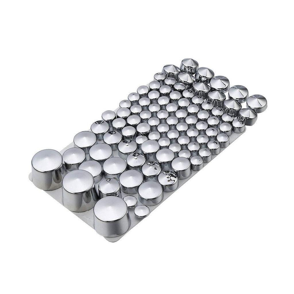 TCMT 76Pcs ABS Bolt Toppers Cap Cover Fits for Harley Davidson Dyna Cam 91-13