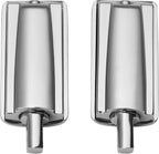 TCMT 10mm Highway Foot Pegs Footrest Chrome Fits For Harley Davidson Touring Softail Dyna