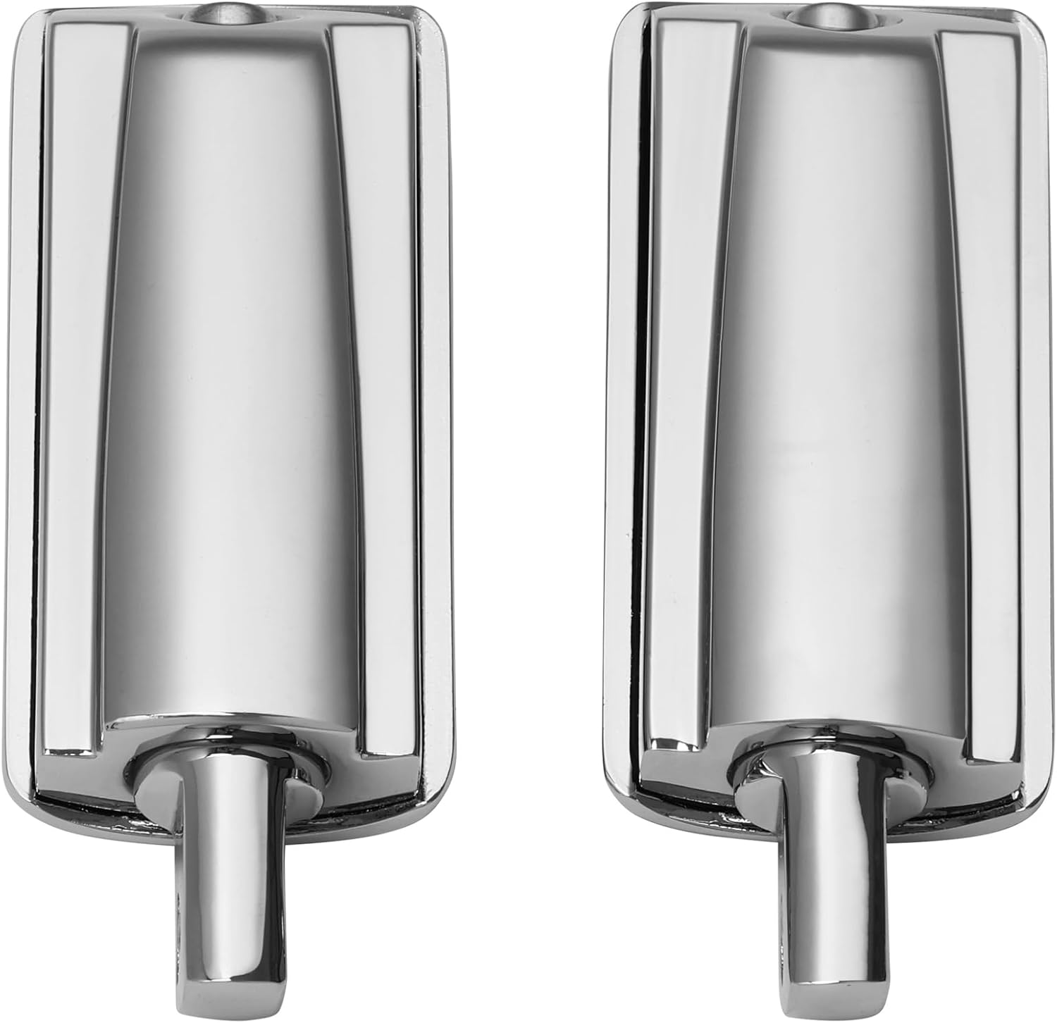 TCMT 10mm Highway Foot Pegs Footrest Chrome Fits For Harley Davidson Touring Softail Dyna