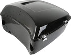 TCMT 13.7" King 2014-2025 Motorcycle Trunk Backrest Pad Luggage Rack Speakers Taillight Fit For Harley Trunk Touring CVO Road King Road Glide Street Glide Electra Glide Pack