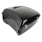 TCMT 13.7" King 2014-2025 Motorcycle Trunk Backrest Pad Luggage Rack Speakers Taillight Fit For Harley Trunk Touring CVO Road King Road Glide Street Glide Electra Glide Pack