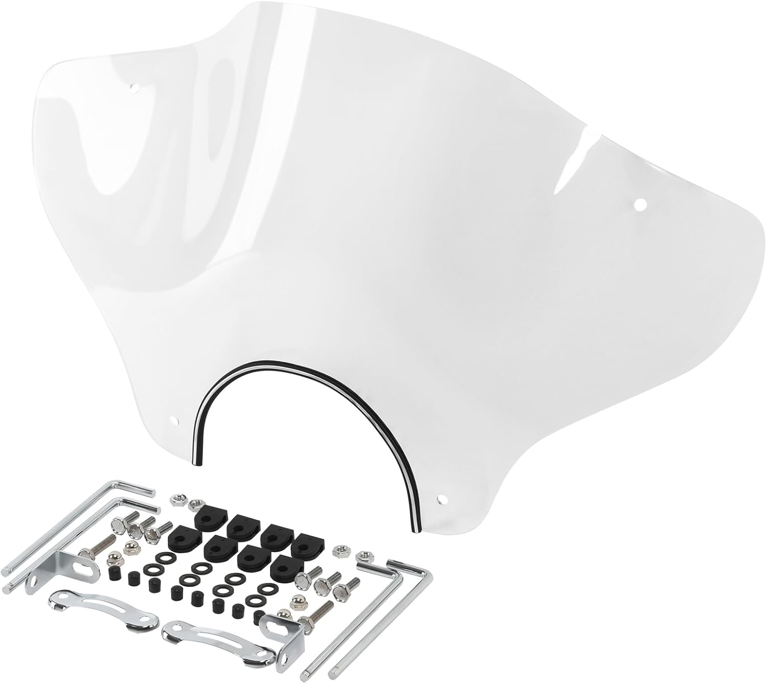 TCMT 7/8"Clear Cruiser Windscreen Windshields Fits For Honda Goldwing Shadow VTX 1800 1300